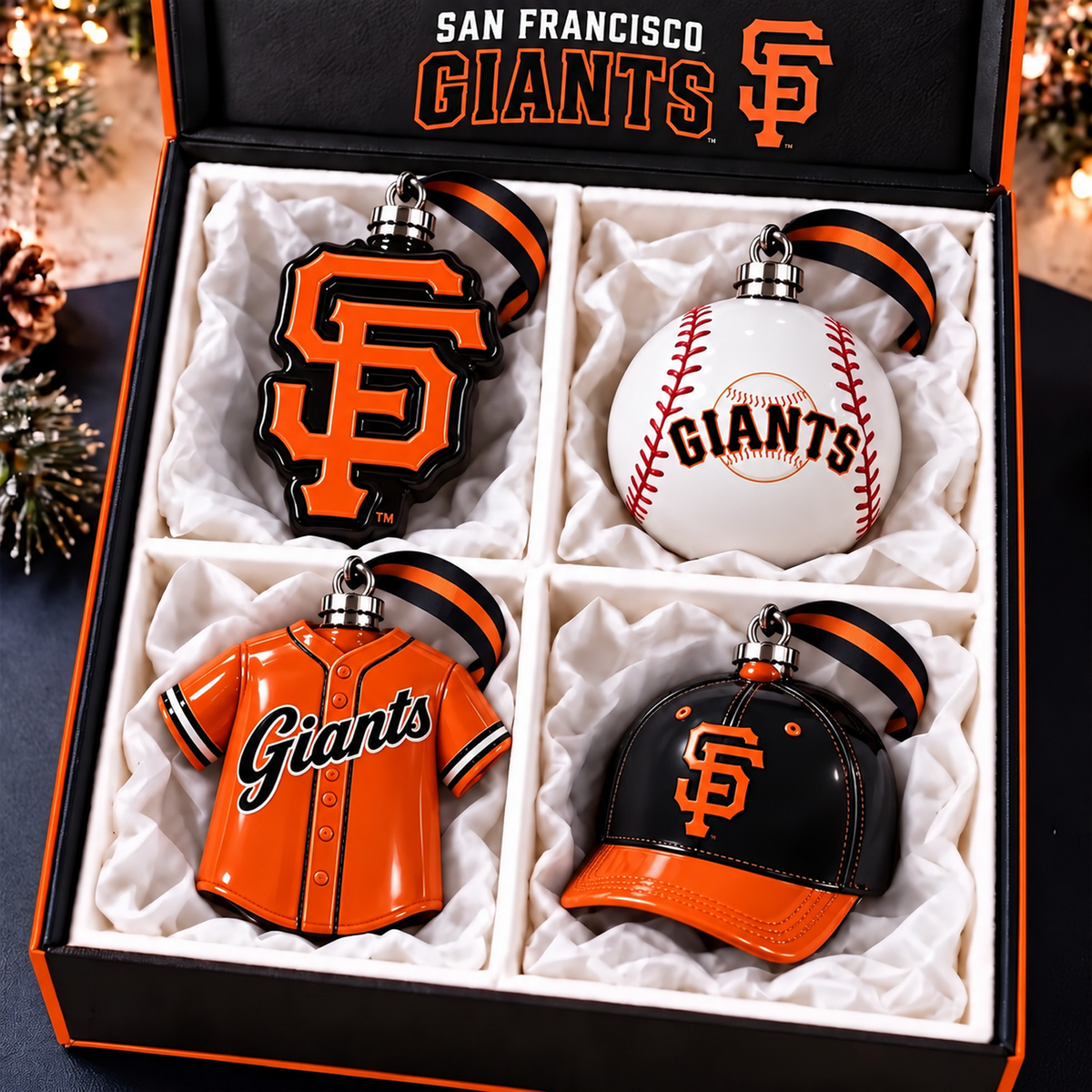 SF x MLB 3D Christmas Hanging Ornament