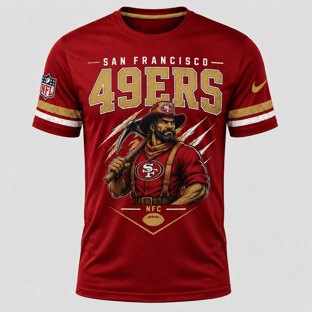 SF49 Premium NFL Game Day Stampede 3D Shirt