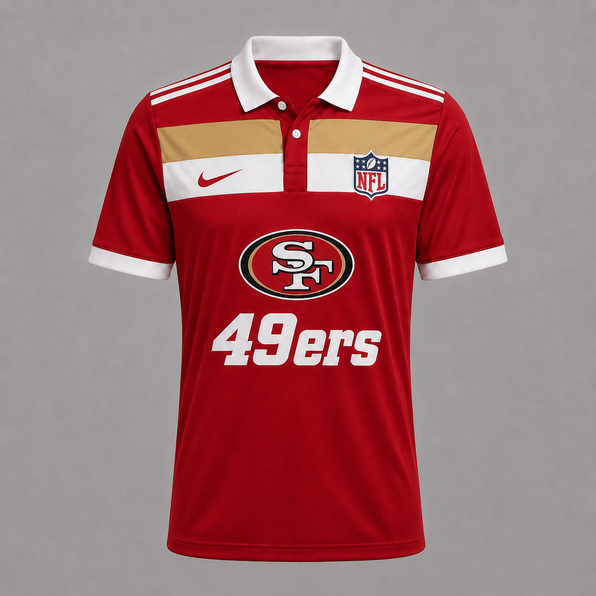 SF49 Premium NFL Men‘s Active Polo Shirt