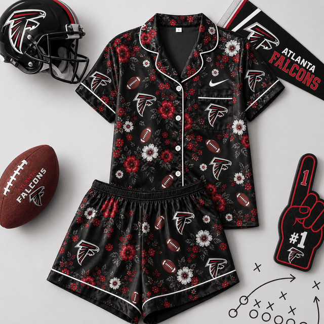 SIGNATURE NFL X AF EXCLUSIVE Blooming Game Day Pajamas Set