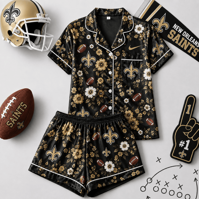 SIGNATURE NFL X NOS EXCLUSIVE Blooming Game Day Pajamas Set