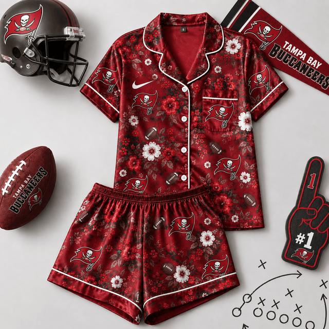 SIGNATURE NFL X TBB EXCLUSIVE Blooming Game Day Pajamas Set