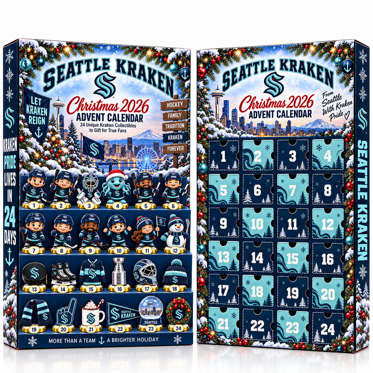 SK x NHL team Advent Calendar Box New Style For Fan