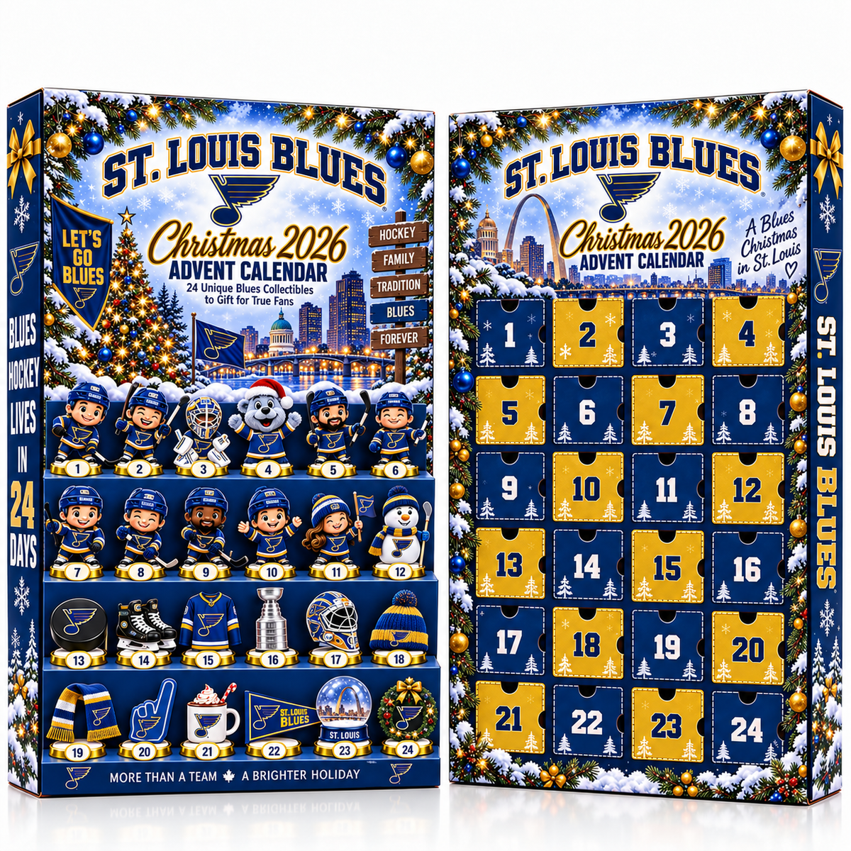 SLB x NHL team Advent Calendar Box New Style For Fan