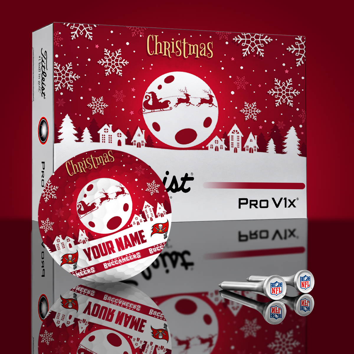 TB x NFL PERSONALIZED GOLF BALL LIMITED EDITION V3