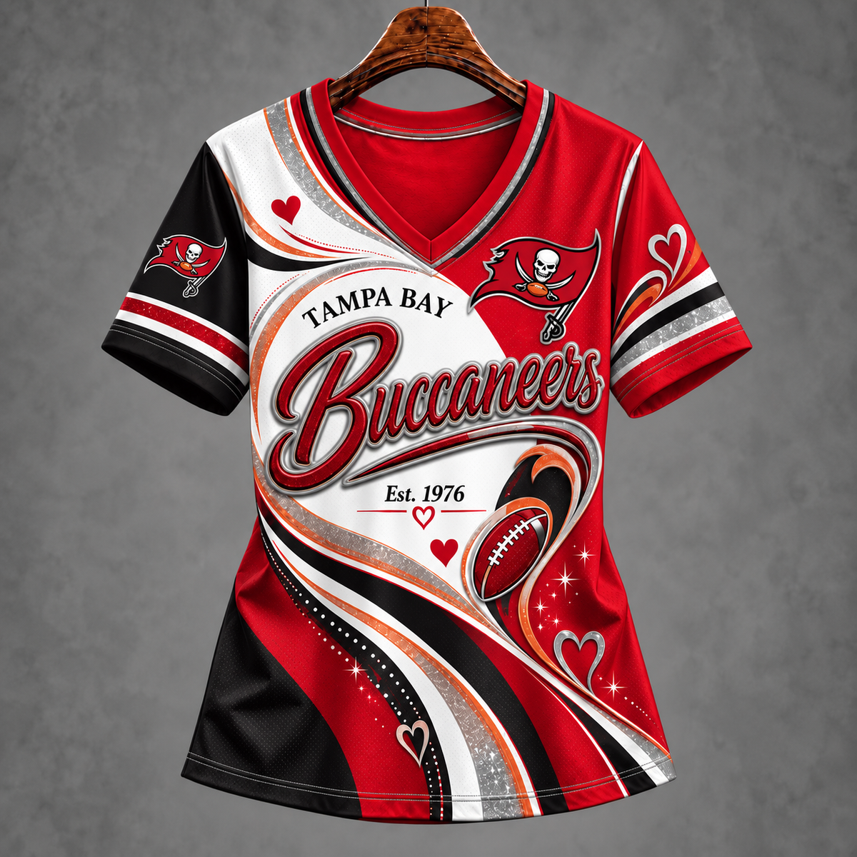 TBB x NFL Premium Womenƒ??s V-Neck Shirt