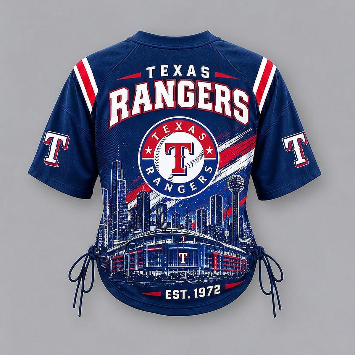 TR Premium MLB Game Day Women Lace-Up Jersey Shirt