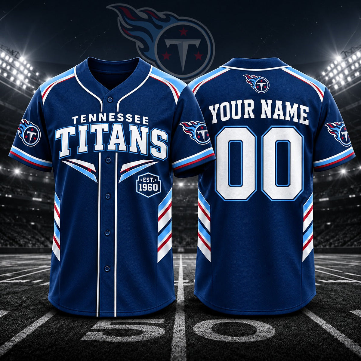 TT Premium NFL Custom Name and Number Jersey