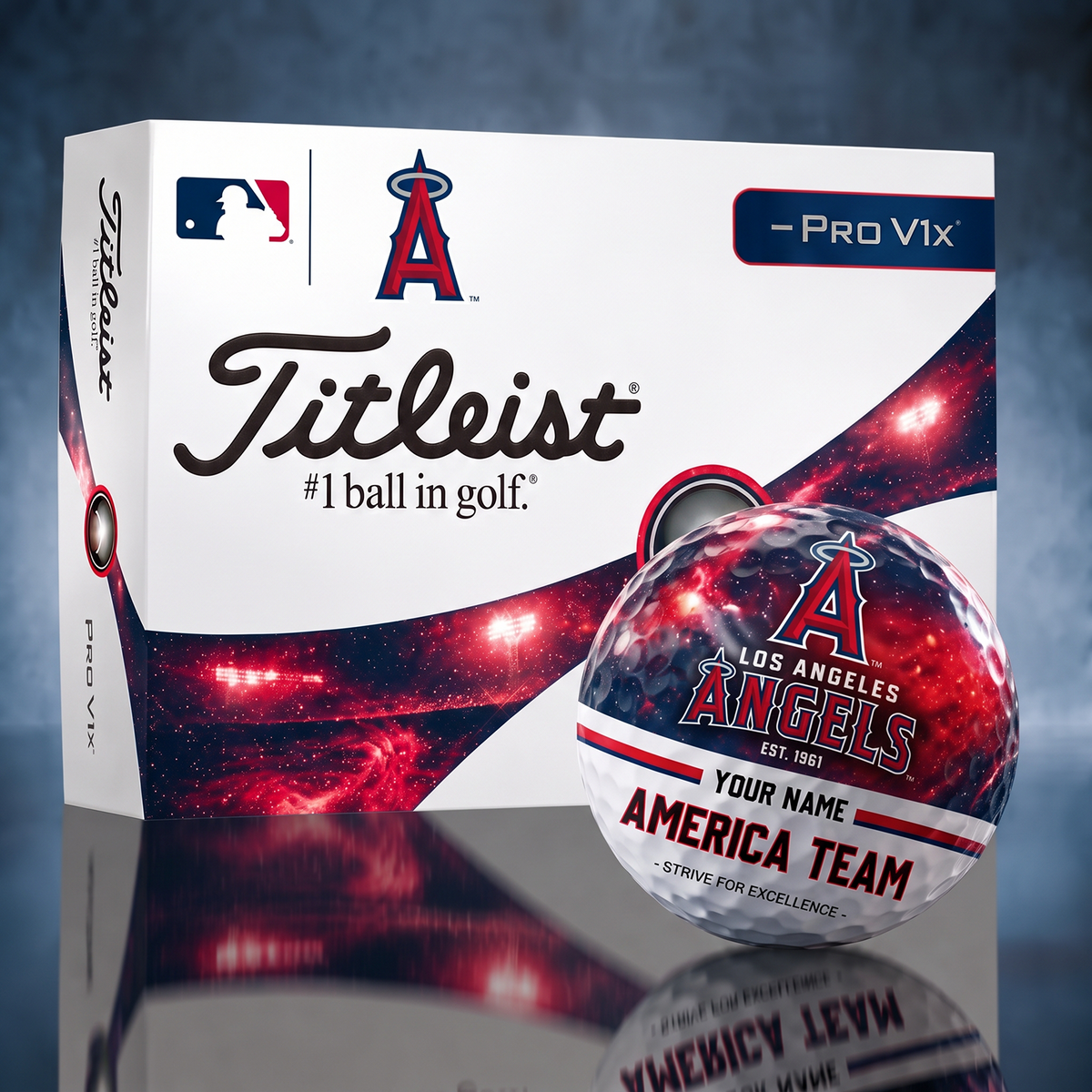 Titleist LAA x Premium MLB PERSONALIZED GOLF BALL LIMITED EDITION V7