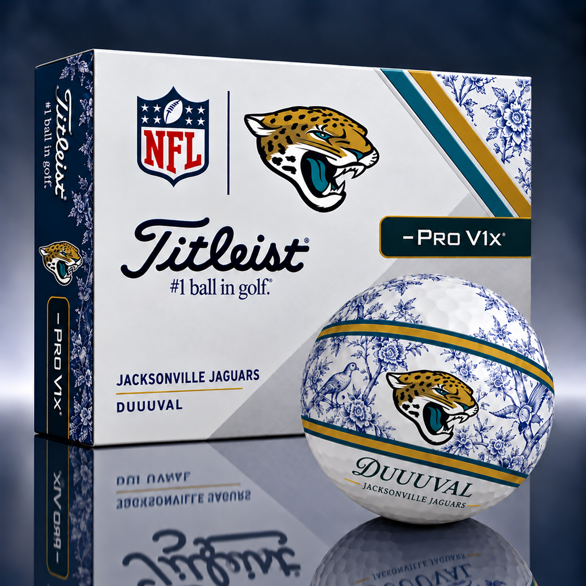 Titleist X Dior Premium NFL JAC PERSONALIZED GOLF BALL LIMITED EDITION