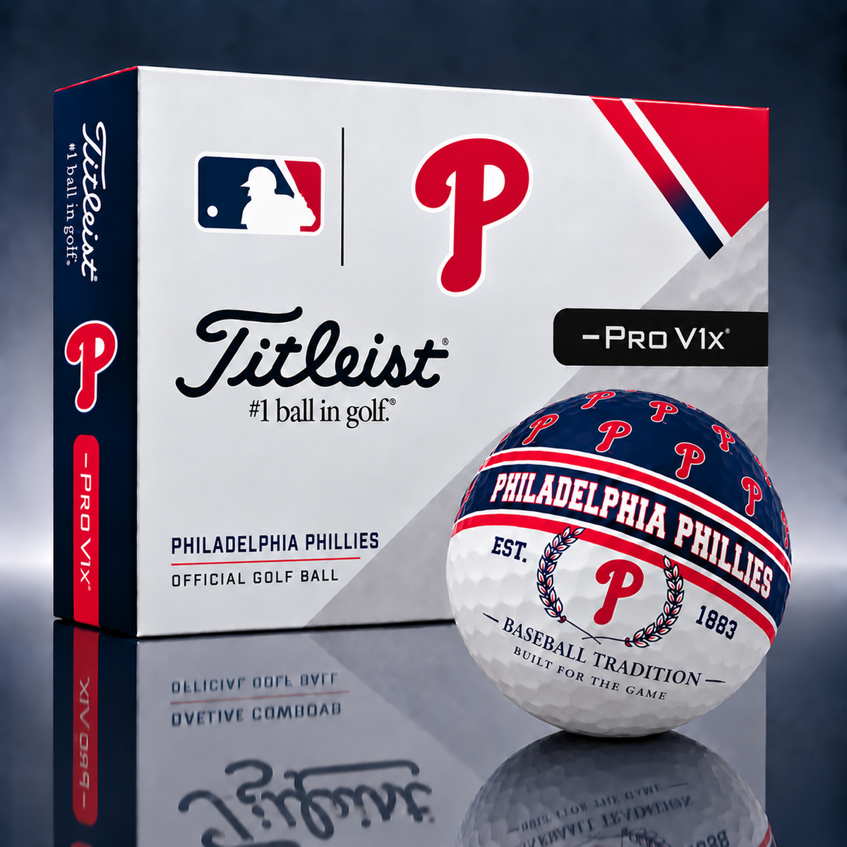 Titleist X Premium MLB PHI PERSONALIZED GOLF BALL LIMITED EDITION 2909