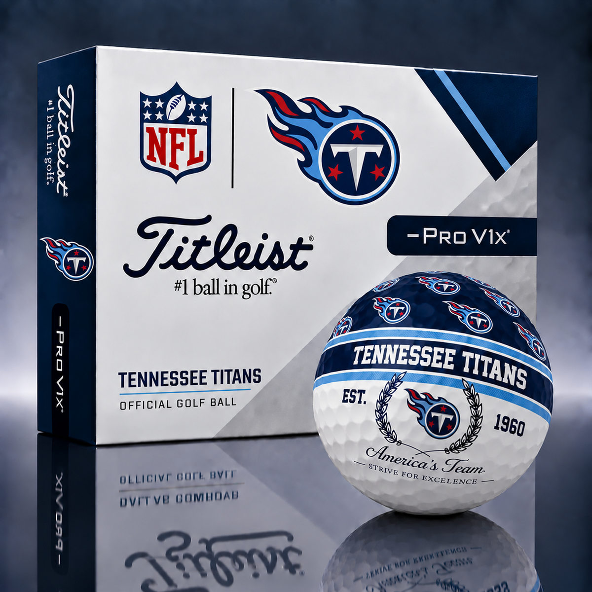 Titleist X Premium NFL TEN PERSONALIZED GOLF BALL LIMITED EDITION V5