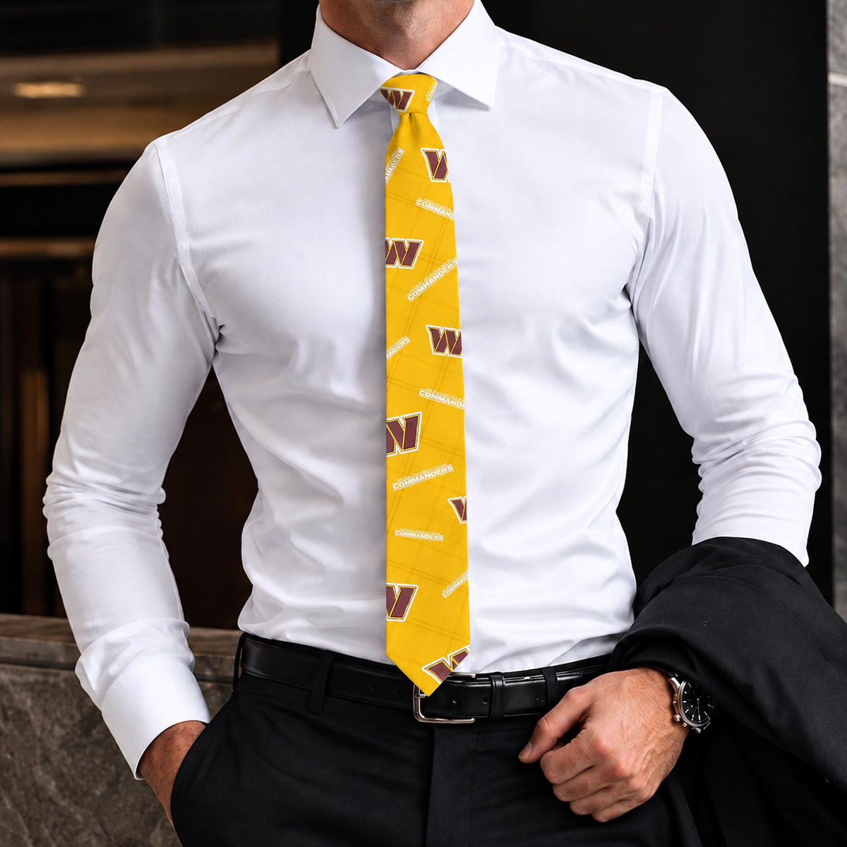WC x NFL Personalized Men NeckTie