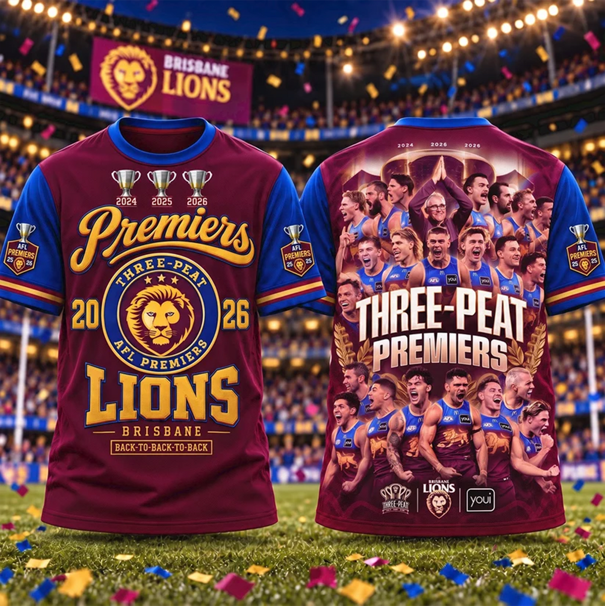 PREMIUM AFL X BL THANK FOR MEMORIES CHAMPIONSHIP TSHIRT V6 LIMITED EDITION NDT VHM 2026