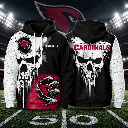 AC NFL Premium Skull Hoodie