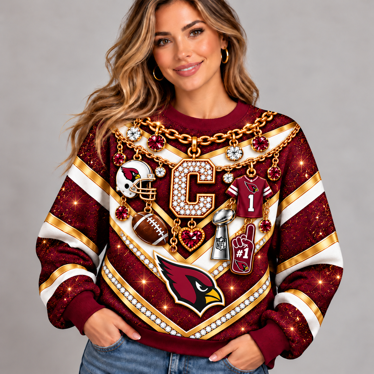 AC x NFL Luxury Bling Sweatshirt