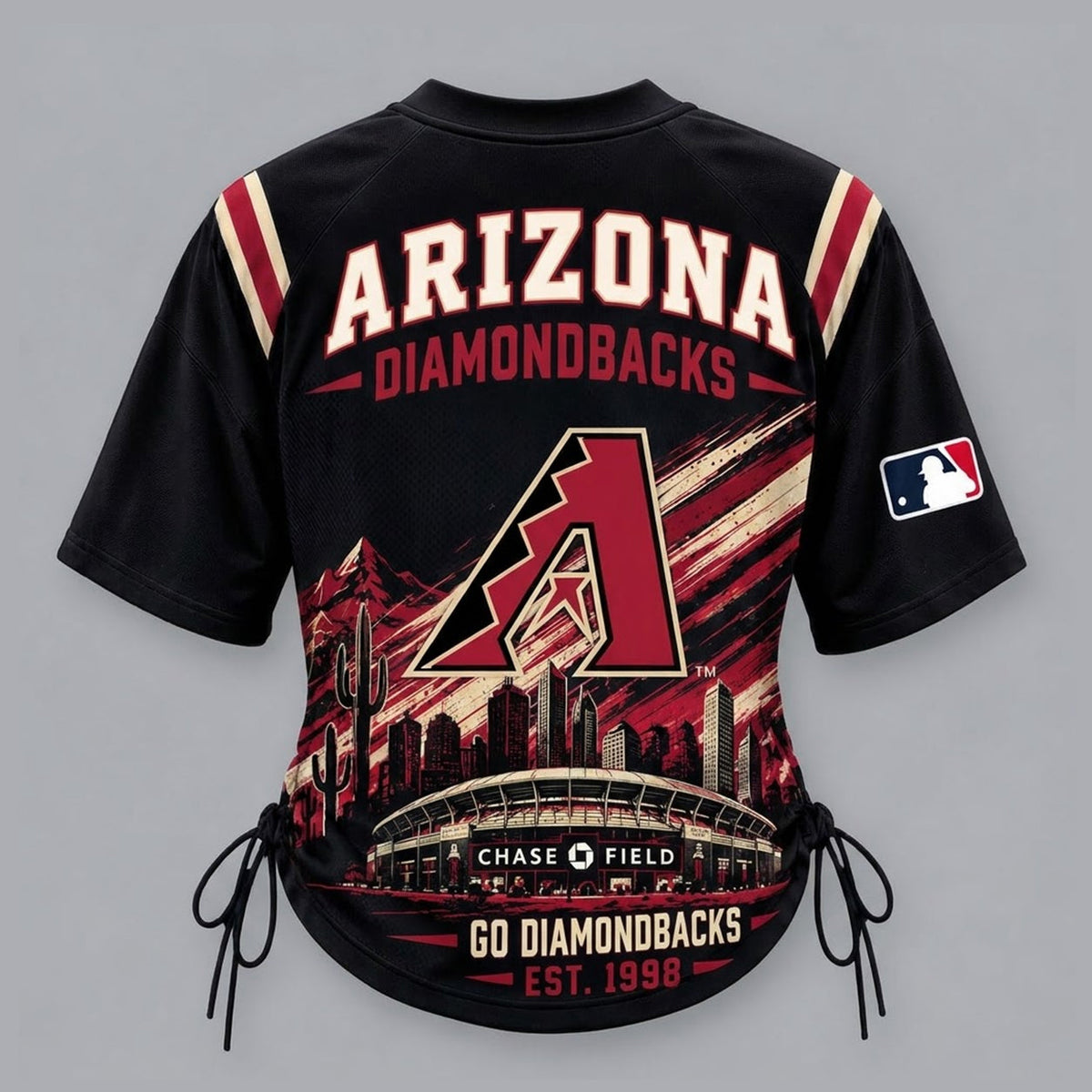 AD Premium MLB Game Day Women Lace-Up Jersey Shirt