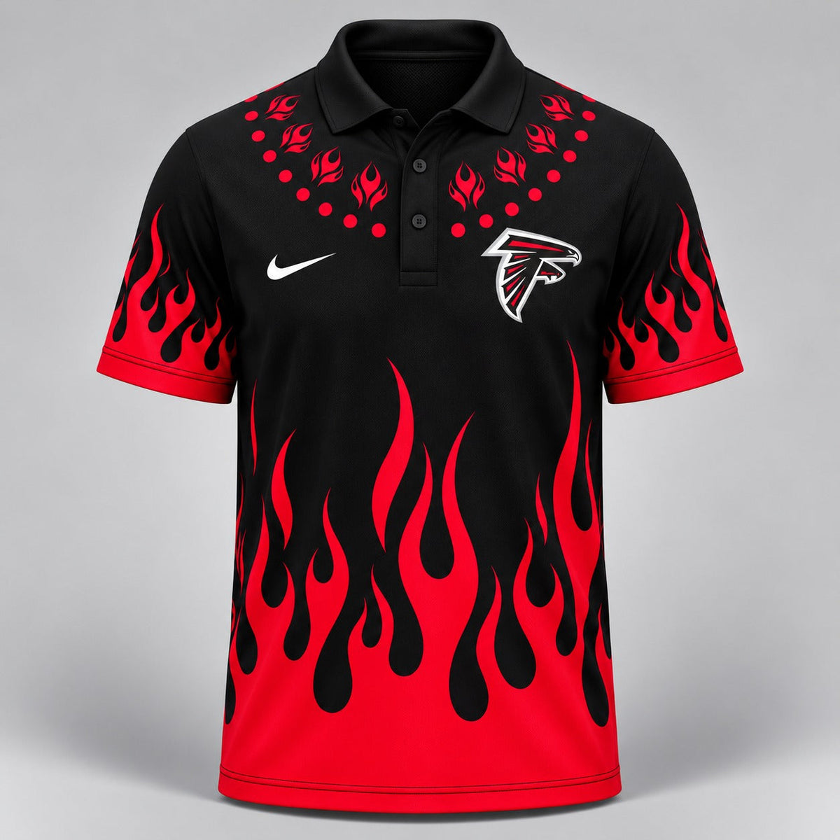 AF Premium NFL Flame Performance Polo Shirt