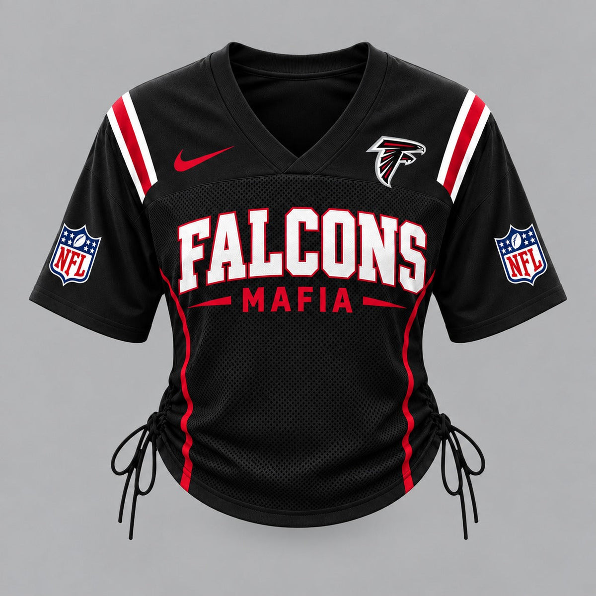AF Premium NFL Game Day Women Lace-Up Jersey Shirt