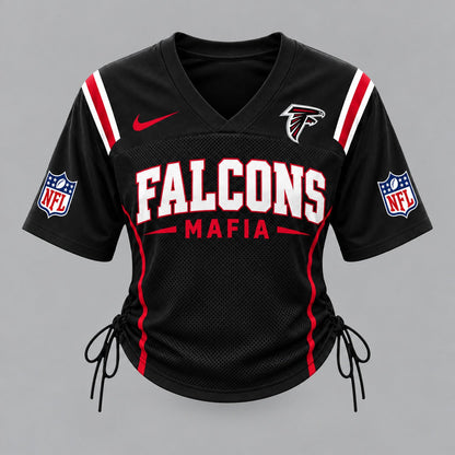 AF Premium NFL Game Day Women Lace-Up Jersey Shirt
