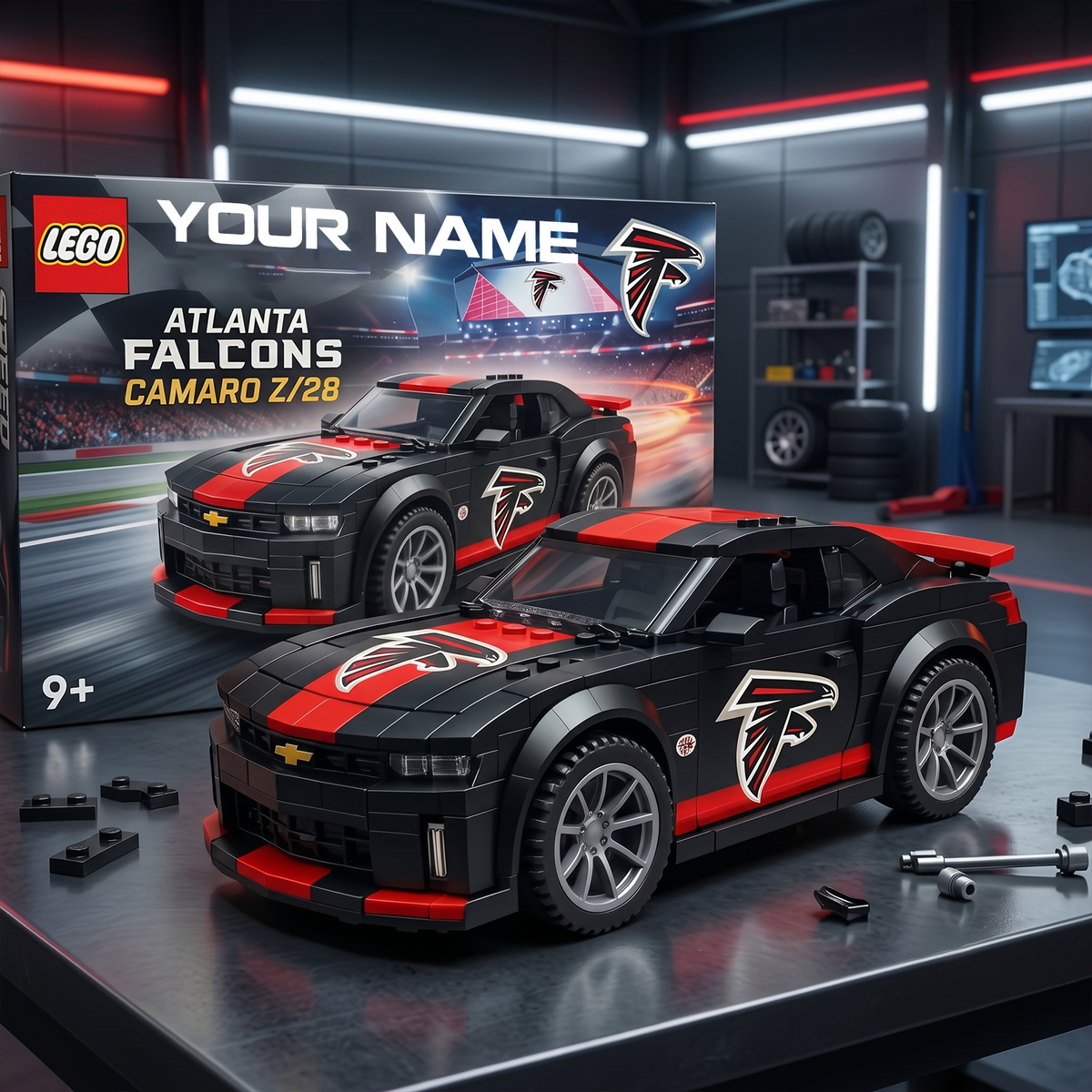 ATL x NFL Football Team Camaro Z28 V2