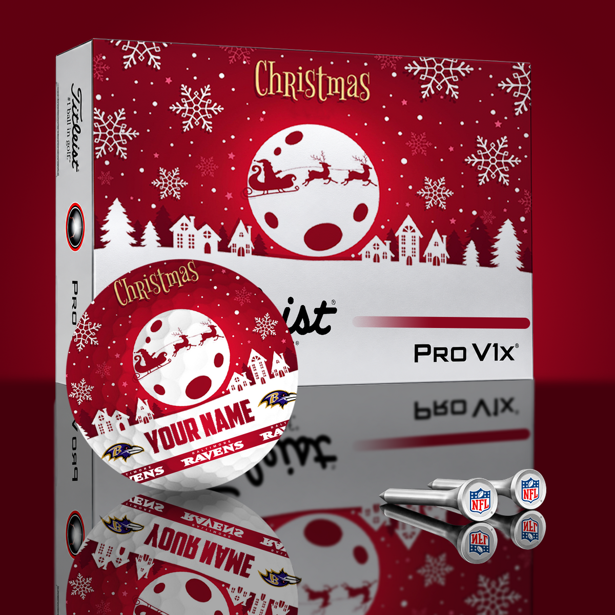 BAL x NFL PERSONALIZED GOLF BALL LIMITED EDITION V3