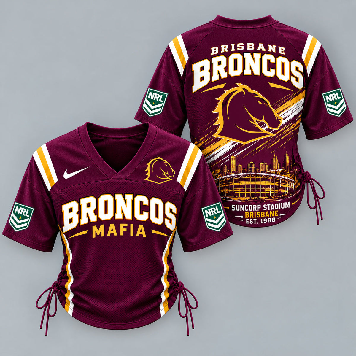 BB Premium EPL Game Day Women Lace-Up Jersey Shirt