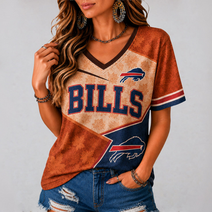 BB Premium NFL Fall Game Day V-Neck Shirt