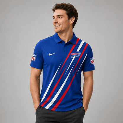 BB Premium NFL Premium Athletic Stripe Polo Shirt