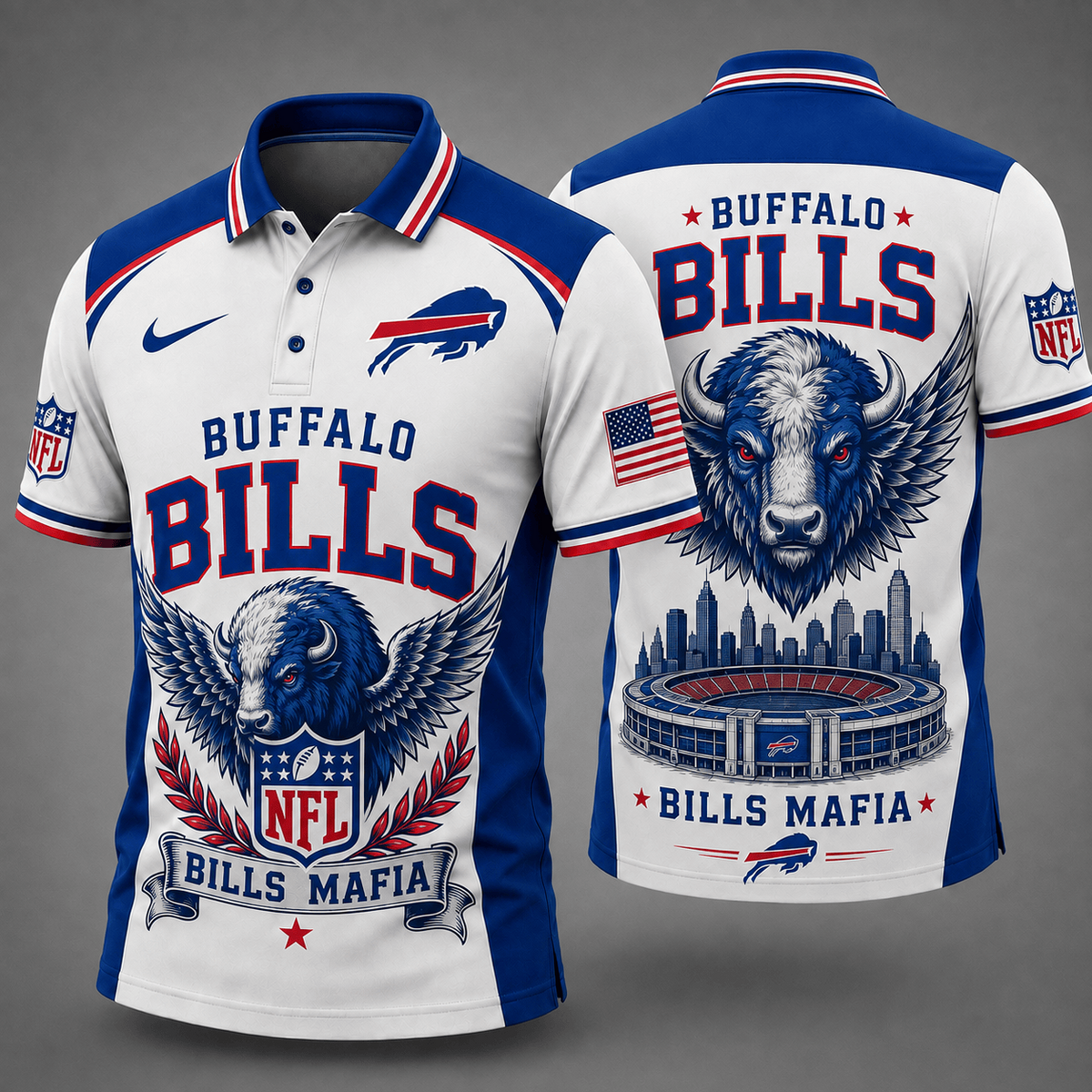 BB Premium NFL Winged Pride Polo