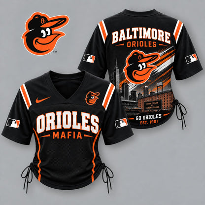 BO Premium MLB Game Day Women Lace-Up Jersey Shirt