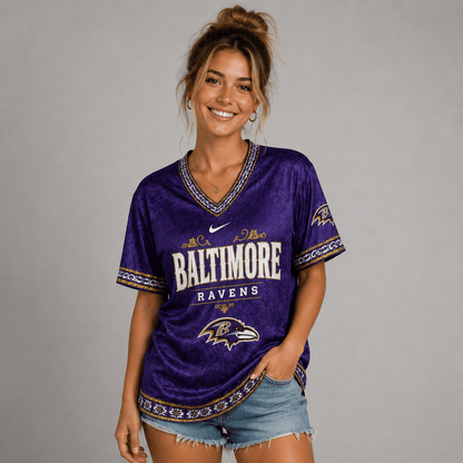BR Premium NFL Classic Floral Satin Shirt