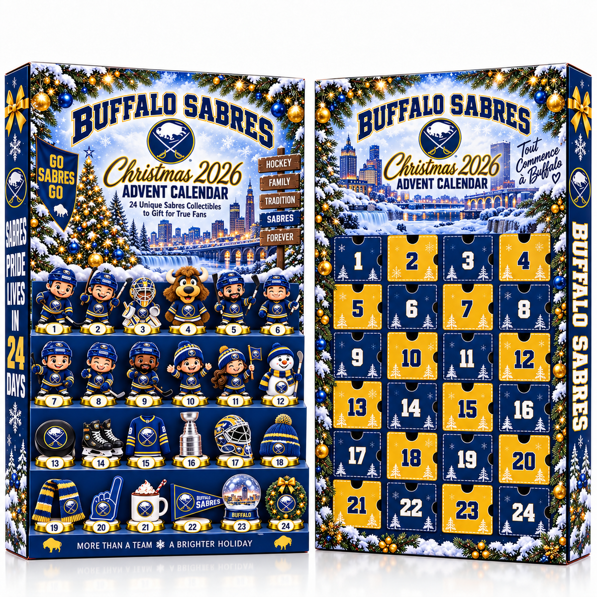 BS x NHL team Advent Calendar Box New Style For Fan