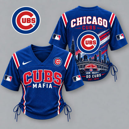 CC Premium MLB Game Day Women Lace-Up Jersey Shirt