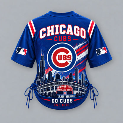 CC Premium MLB Game Day Women Lace-Up Jersey Shirt