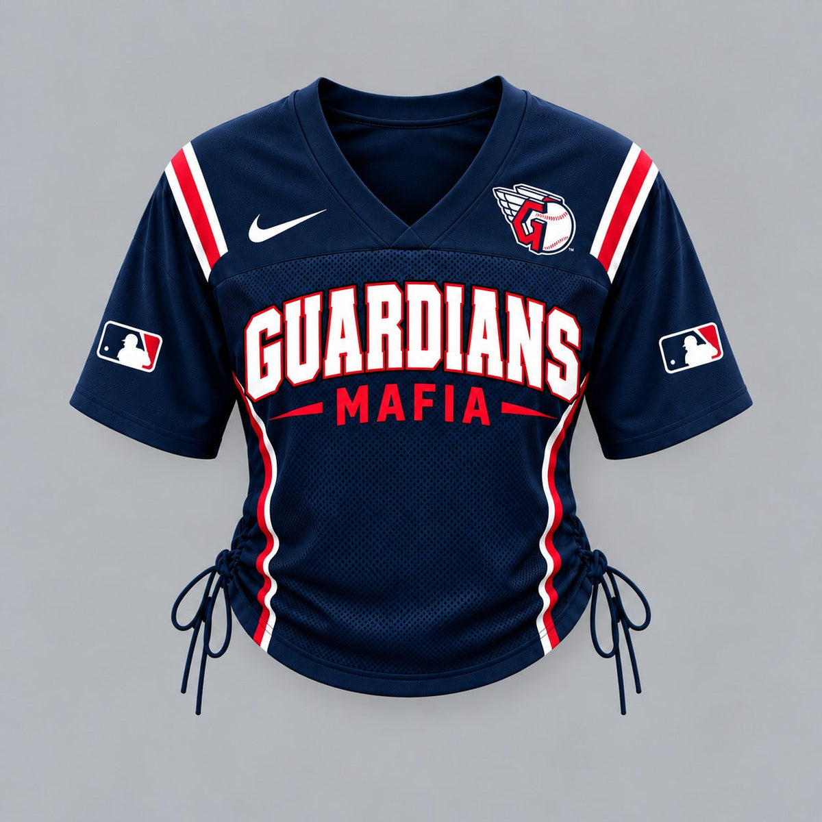 CG Premium MLB Game Day Women Lace-Up Jersey Shirt
