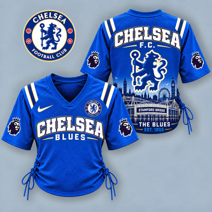 CHE Premium EPL Game Day Women Lace-Up Jersey Shirt