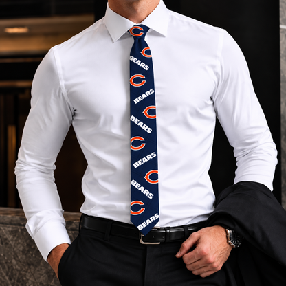 CHI x NFL Personalized Men NeckTie