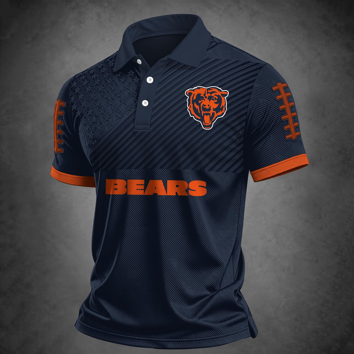 CHI x NFL Premium Polo Shirt