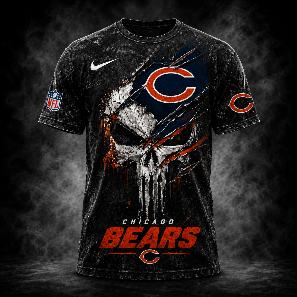 CHI x NFL Premium Punisher T-shirt