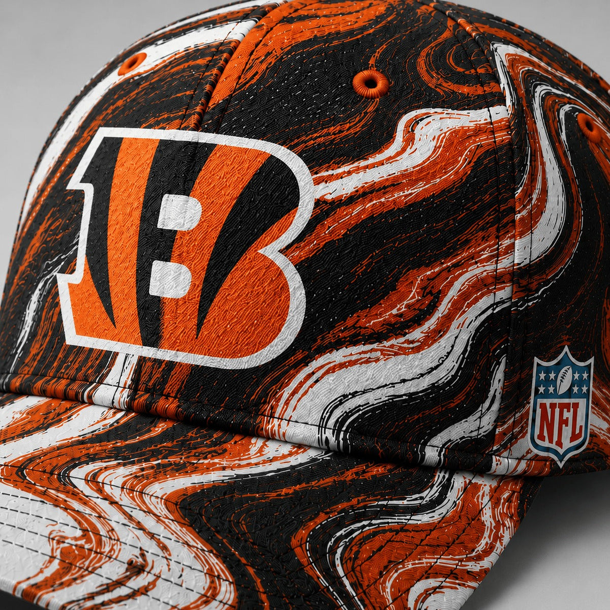 CIN Premium NFL Artistic Flow Classic Cap