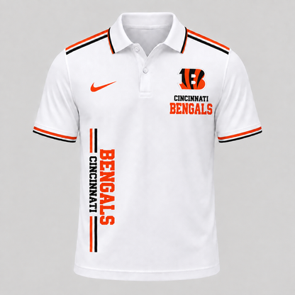 CIN Premium NFL Polo Shirt