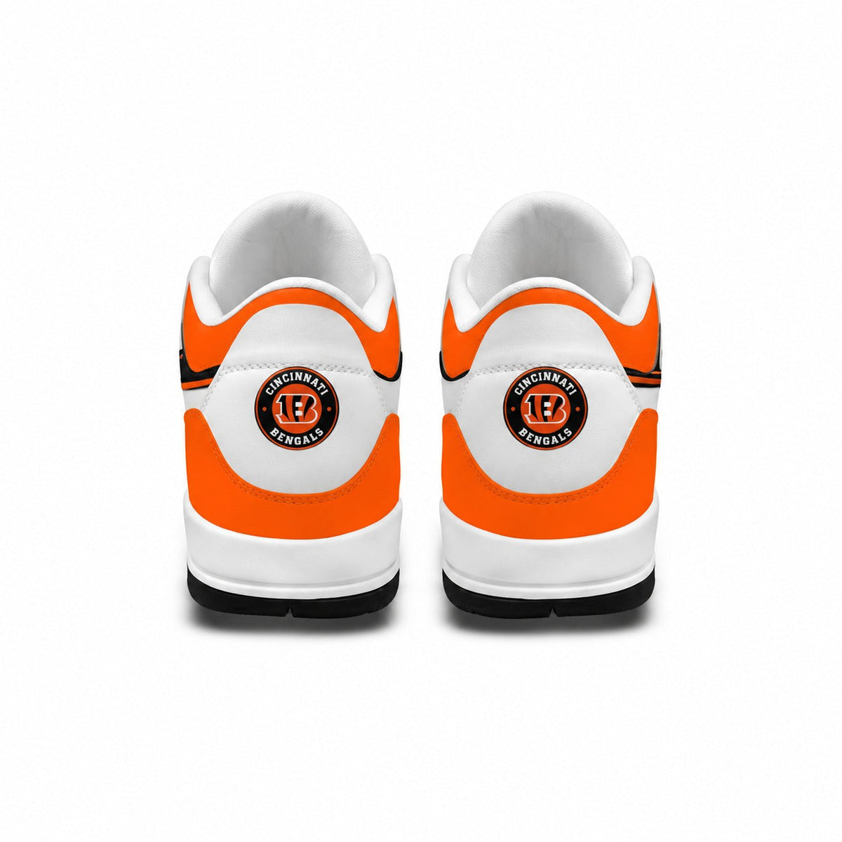 CIN x NFL Basic White Genuine Leather JD03 Shoes Men and Women