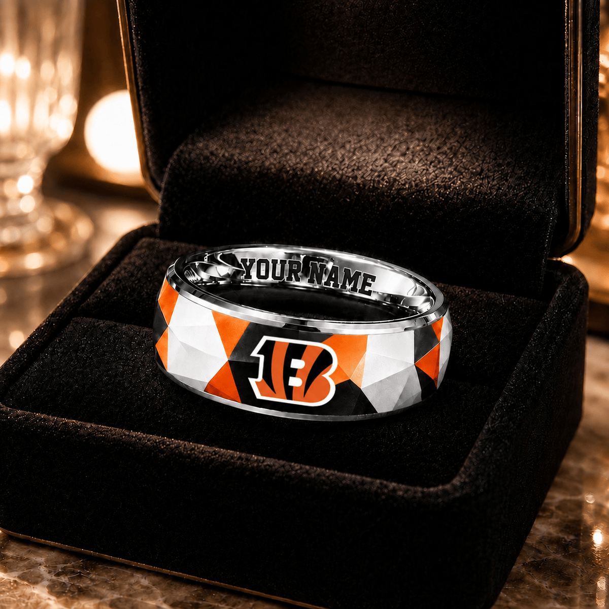 CIN x NFL Ring Custom Name For Fan