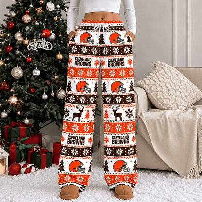 CLE Premium NFL Christmas Casual Pants