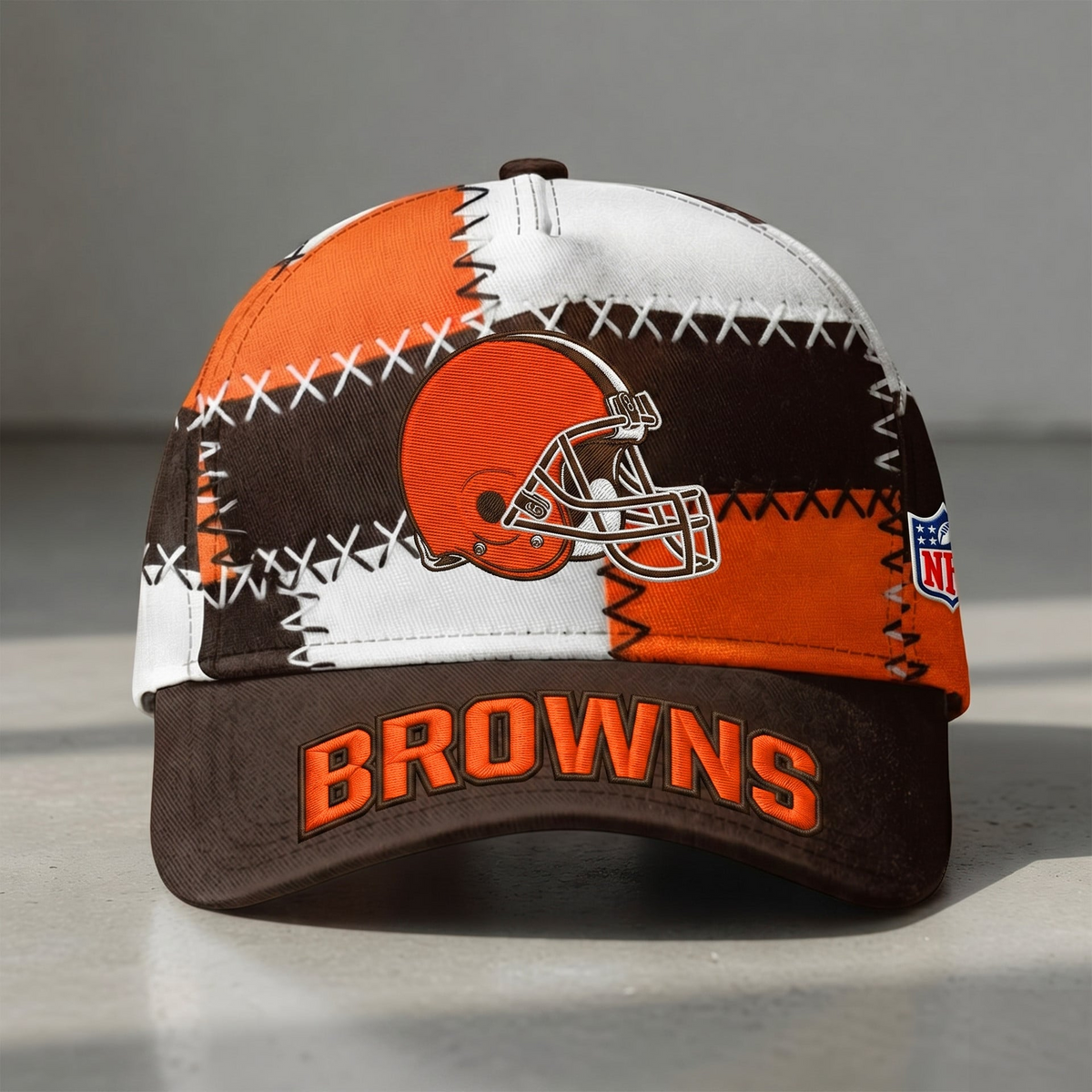 CLE x NFL Premium Patchwork Snapback
