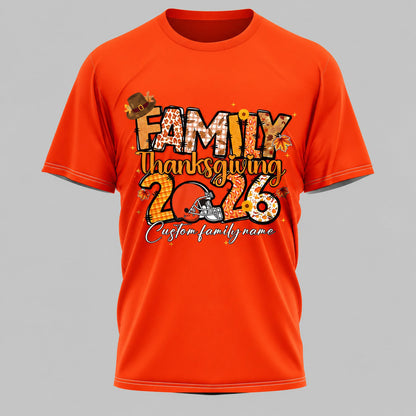CLE x NFL Thanksgiving 3D Shirt