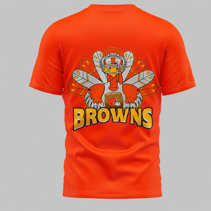 CLE x NFL Thanksgiving 3D Shirt