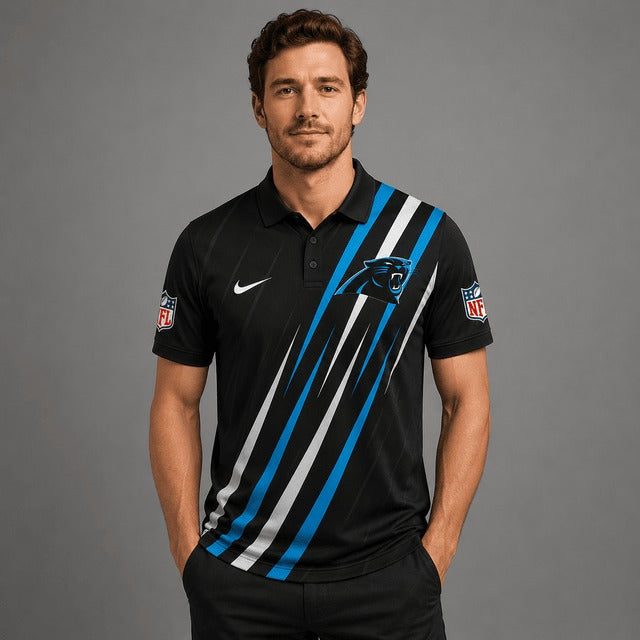 CP Premium NFL Premium Athletic Stripe Polo Shirt