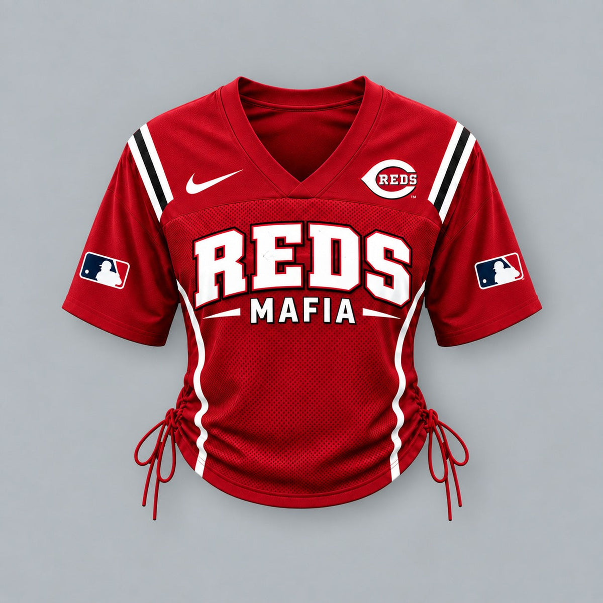 CR Premium MLB Game Day Women Lace-Up Jersey Shirt